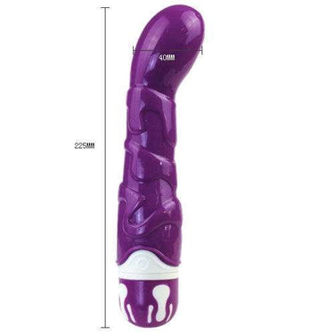 Vibratore in Silicone Morbido per Stimolare il Punto G Viola Scuro